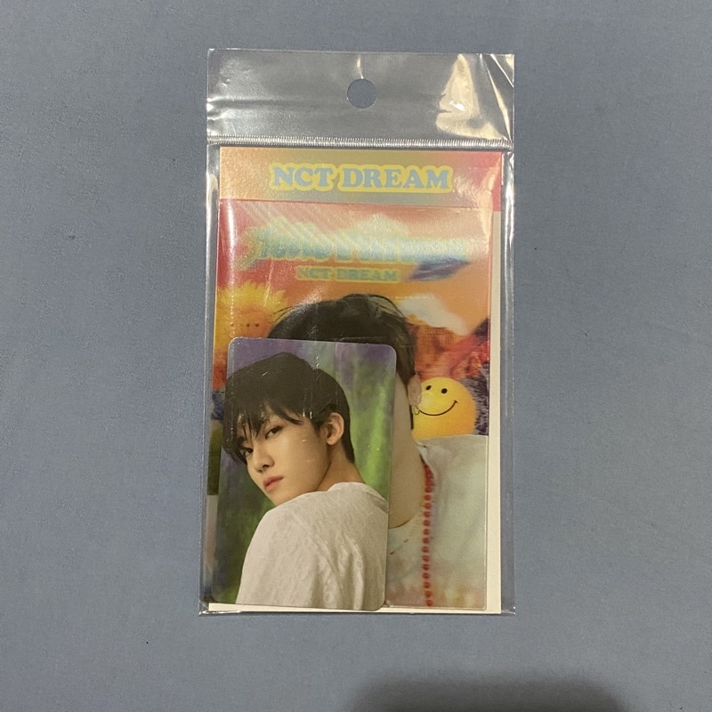 jaemin lenticular 3d + photocard (nct dream hello future md)