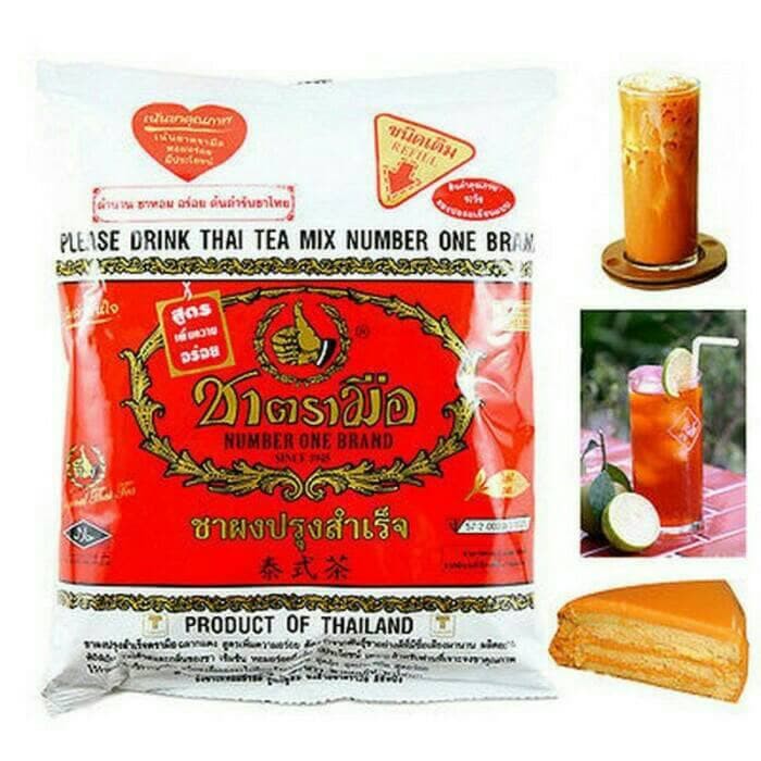 

THAI TEA NUMBER ONE CHATRAMUE BRANDTEH THAILAND 400grTHAI TEA IMPORT