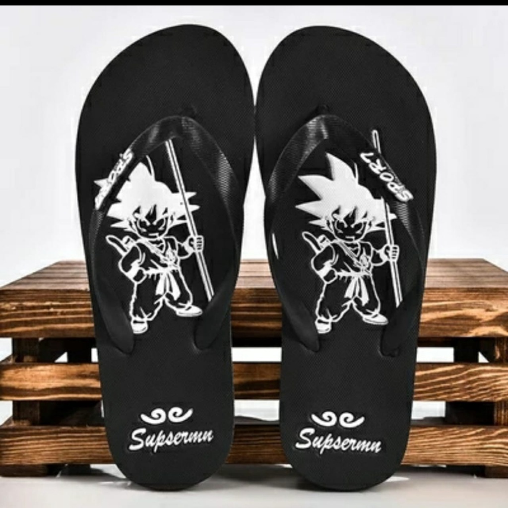 SANDAL JAPIT  CASUAL MOTIF GOKU