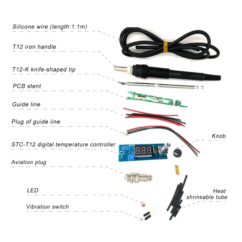 Zzz Stasiun Solder Elektrik Digital LED DIY