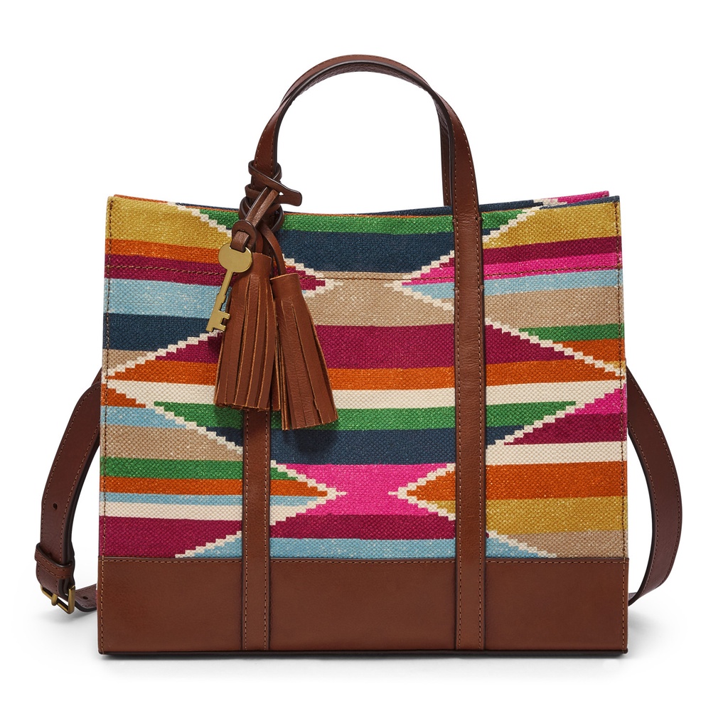 TAS FOSSIL CARMEN SHOPPER MULTI STRIPE ZB1486998