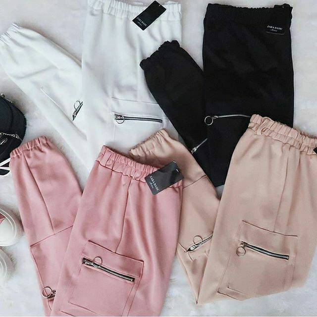 zara basic joggers