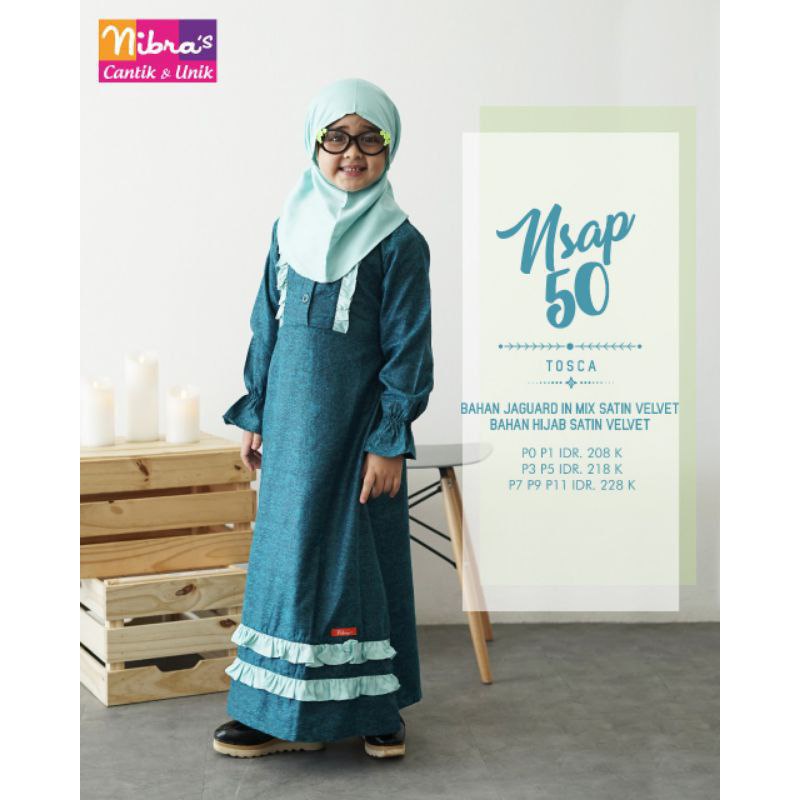 SALE GAMIS ANAK NIBRAS NSAP 50 | GAMIS ANAK MURAH