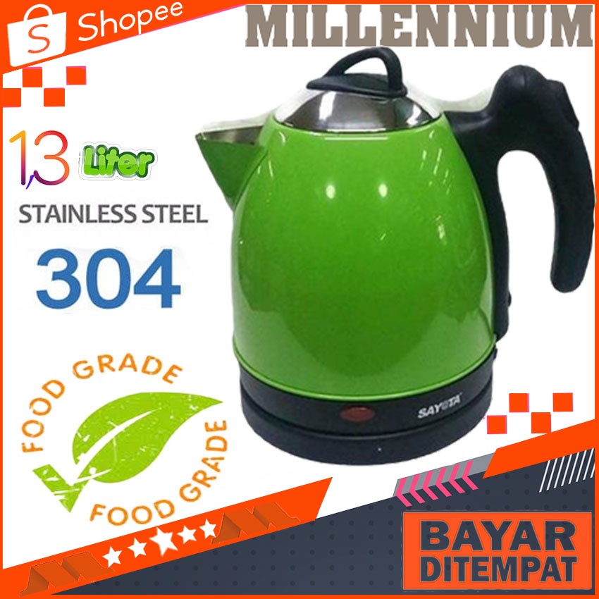 Sayota Teko Listrik/Teko Elektrik/Teko Pemasak Air 1,3 Liter