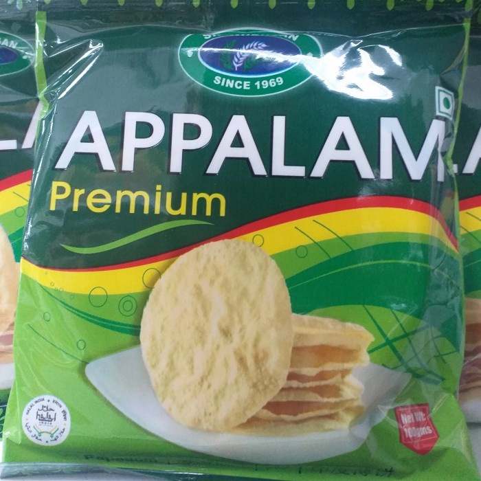 

Vs201Vv Srimurugan Appalam Premium 100Gm Dscscv