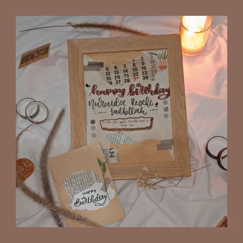 

[BACA DESKRIPSI] KADO VINTAGE / KADO ULANG TAHUN / KADO AESTHETIC / (HAND LETTERING)