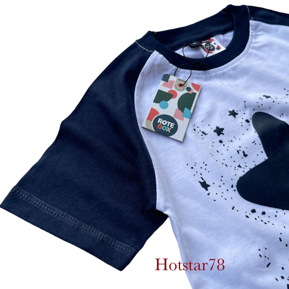 Rotebox Baju Kaos Oblong Distro Anak Laki Laki Umur 1-12 Tahun Bahan Katun