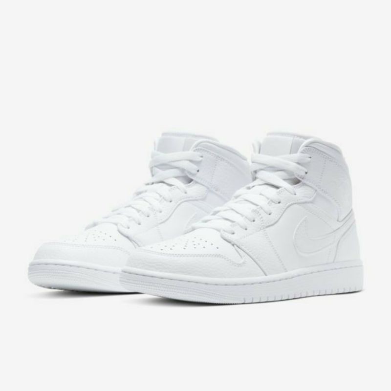 aj1 mid triple white