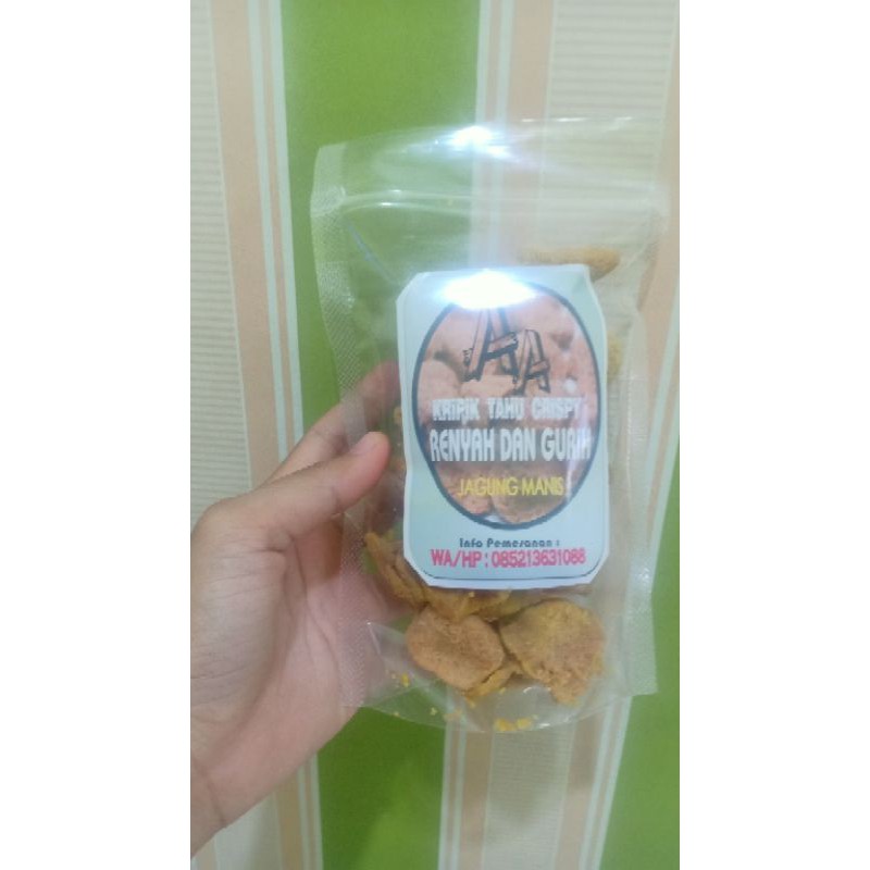

Keripik Tahu Jagung Bakar Home made 60gram