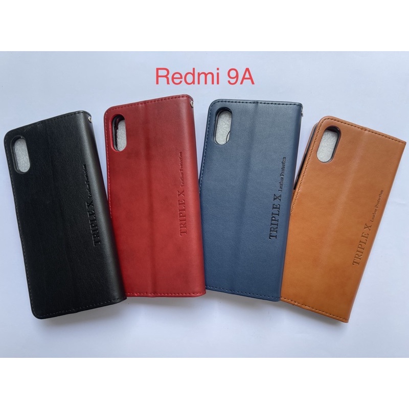 Leather Wallet Flip New Redmi 9a