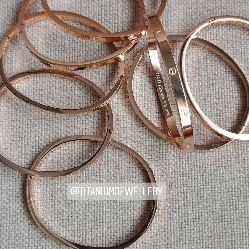 Titanium bangle