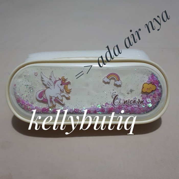 

Hemat Tempat Pensil Air Pouch Kosmetik Pencil Case Cantik Karakter Unicorn Sale!!!