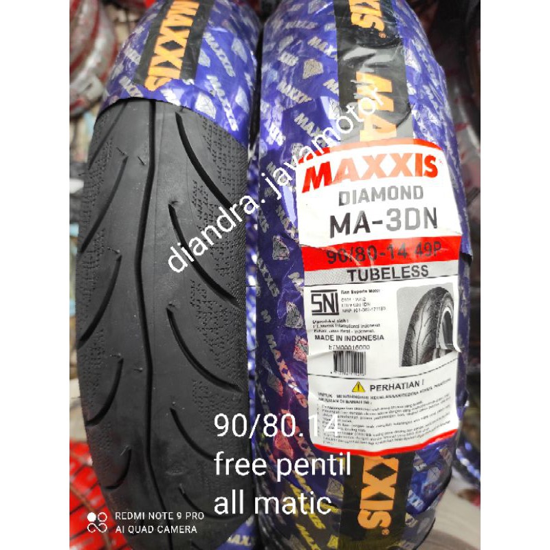 maxxis tubles matic diamond 3dn 90/80 14 free pentil100% original for all matic