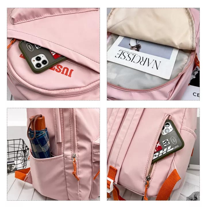 Tas Ransel Sekolah Import - 133985 - Backpack Fashions Tas Laptop Trendy Termurah