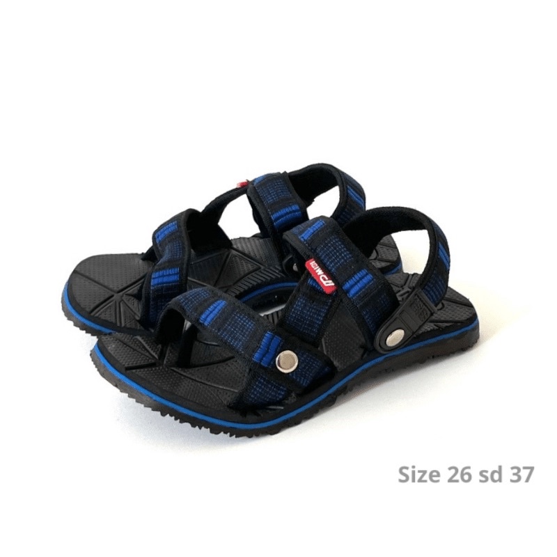 wibi sneakers biru slip on   sepatu sandal sendal gunung anak pria wanita adventure outdoor nomer 26