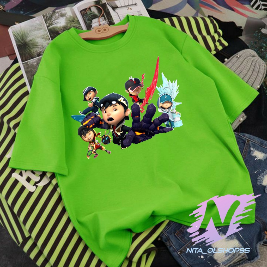 kaos anak BOBOIBOY baju kartun anak