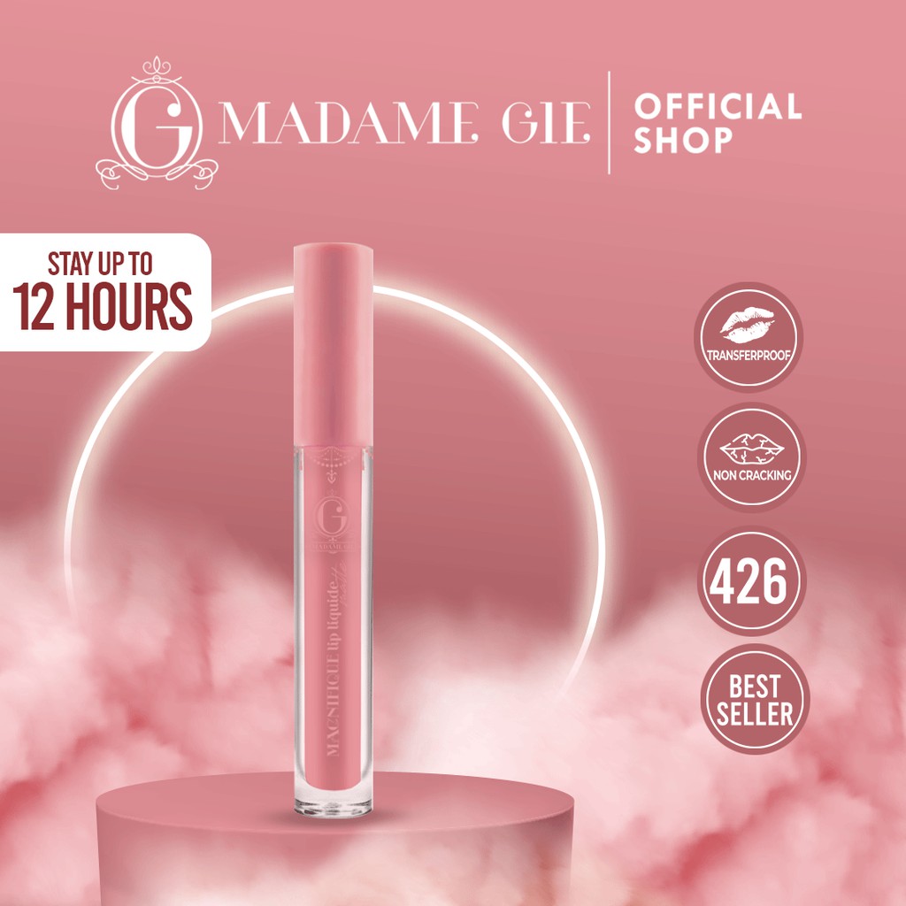 Madame Gie Magnifique Lip Liquide Matte Nude Series - MakeUp Lip Cream Lipstik-426