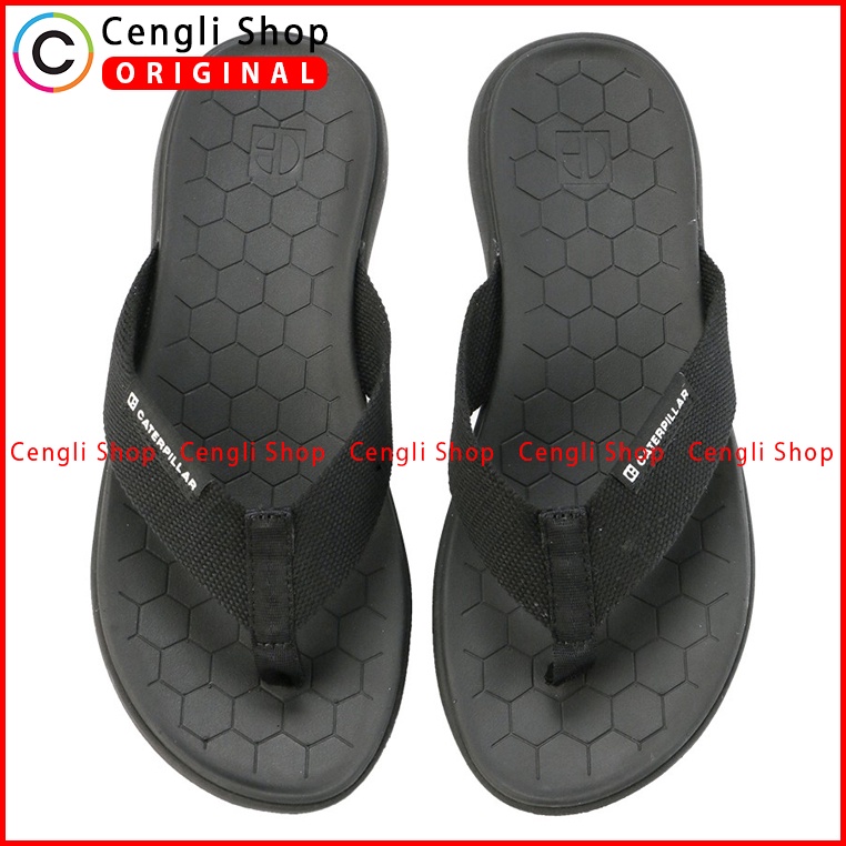 SANDAL JEPIT CATERPILLAR PRIA ORIGINAL CASUAL BRANDED EMPUK