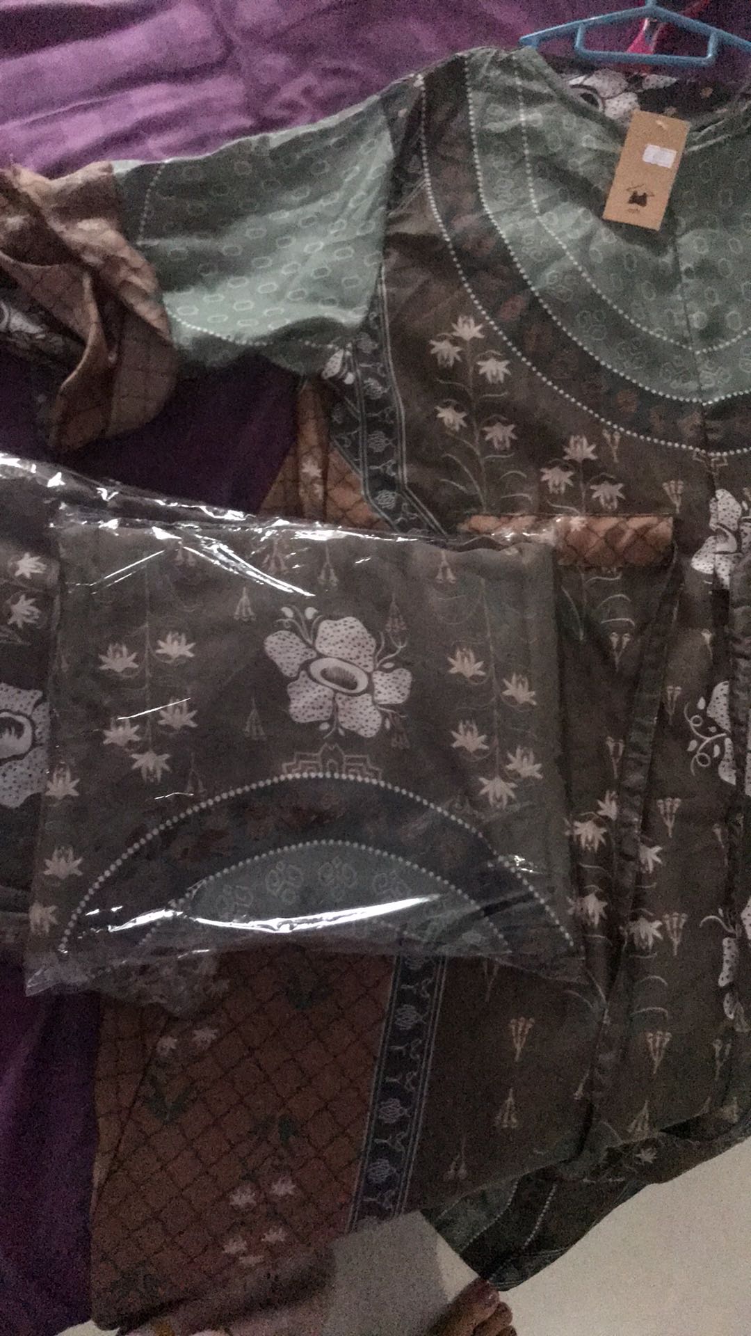 Kazami Batik Gamis - Macadamia House Fashion Muslim Busui Friendly Free Masker D3029 D3026