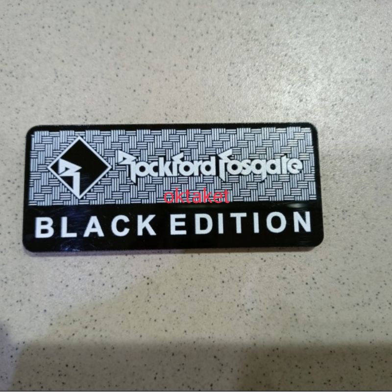 emblem logo rockford fosgate limited edition mobil universal