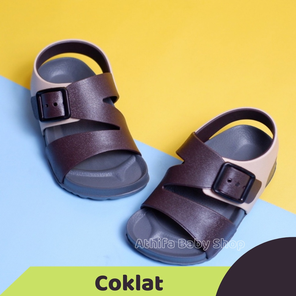 Sepatu Sandal Prewalker Karet Phylon Ringan Anak Laki Usia 6 7 8 9 10 11 Bulan 1 2 3 Tahun Size 18 19 20 21 22 23 Sendal Gunung Karet Balita Bayi Cowok Karet Phylon Ringan -Yumieda 20121-