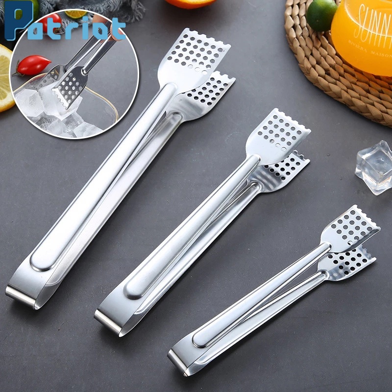 Kitchen Stainless Steel BBQ Food Tongs / Anti Heat Bread Clip Pastry Clamp Bead Clip Kitchen Accessories