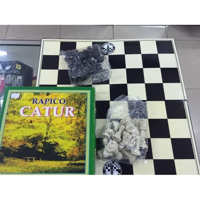 CATUR RAPICO - Catur Set Standard International Papan Lipat 4