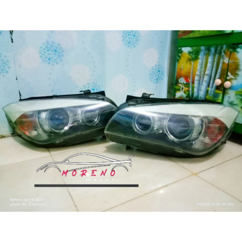 Headlamp BMW X1 double lensa