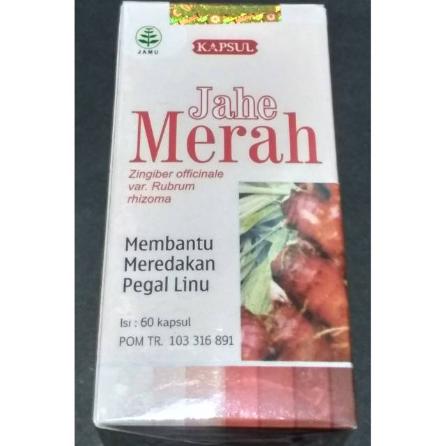 

JAHE MERAH /Jahe Merah TAZAKKA Isi 60 Kapsul