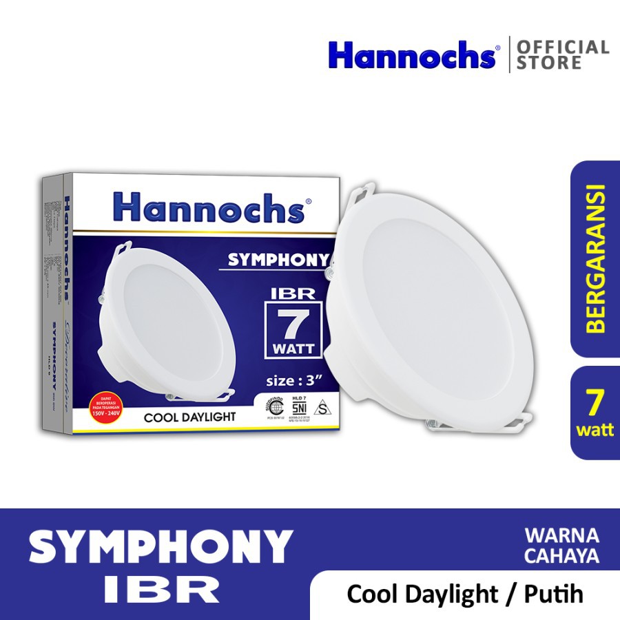 Hannochs Downlight LED Symphony 7 Watt CDL - Putih