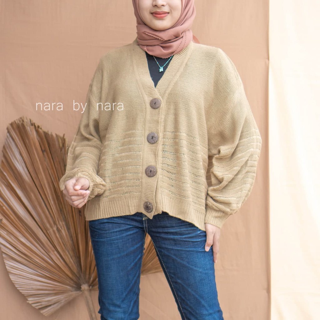 Nara Grosir - Marinka Ballony Outer | Cardigan Wanita