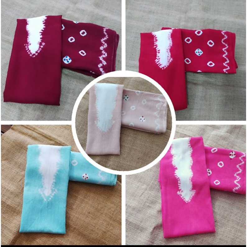 Selendang dan angkin jumputan