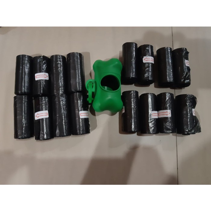 BAROKAH 1 SET 10 PCS Kantong poop Ramah Lingkungan Dog waste poop bag Eco