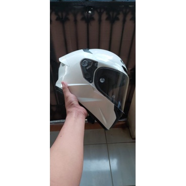 KYT TT-COURSE WHITE PEARL