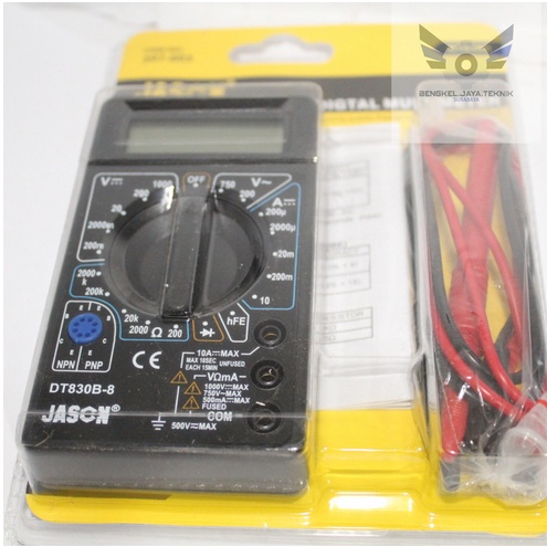 Mukava Alat Pengukur Multimeter Digital Portable / Multitester Digital JASON (397-003)