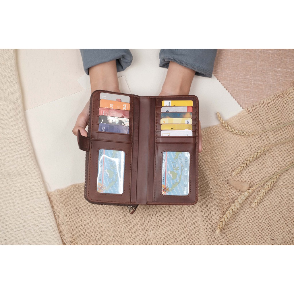 Shoeka - Dompet wanita kulit asli - Dompet Panjang - Meisya Series