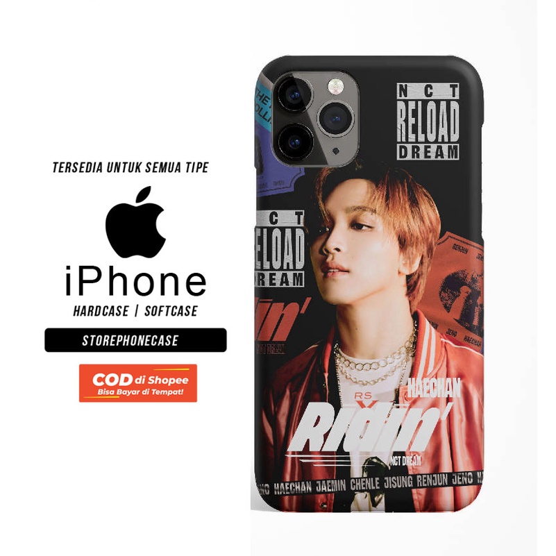 CASING HARDCASE SOFTCASE iPHONE NCT DREAM RIDIN HAECHAN