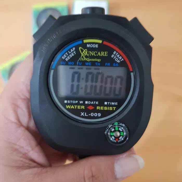 Stopwatch digital multifungsi alat pengukur waktu alarm - STW