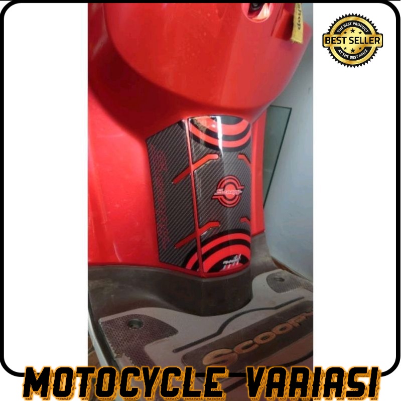 Stiker resin tankpad Scoopy deckpad dashboard honda scoopy