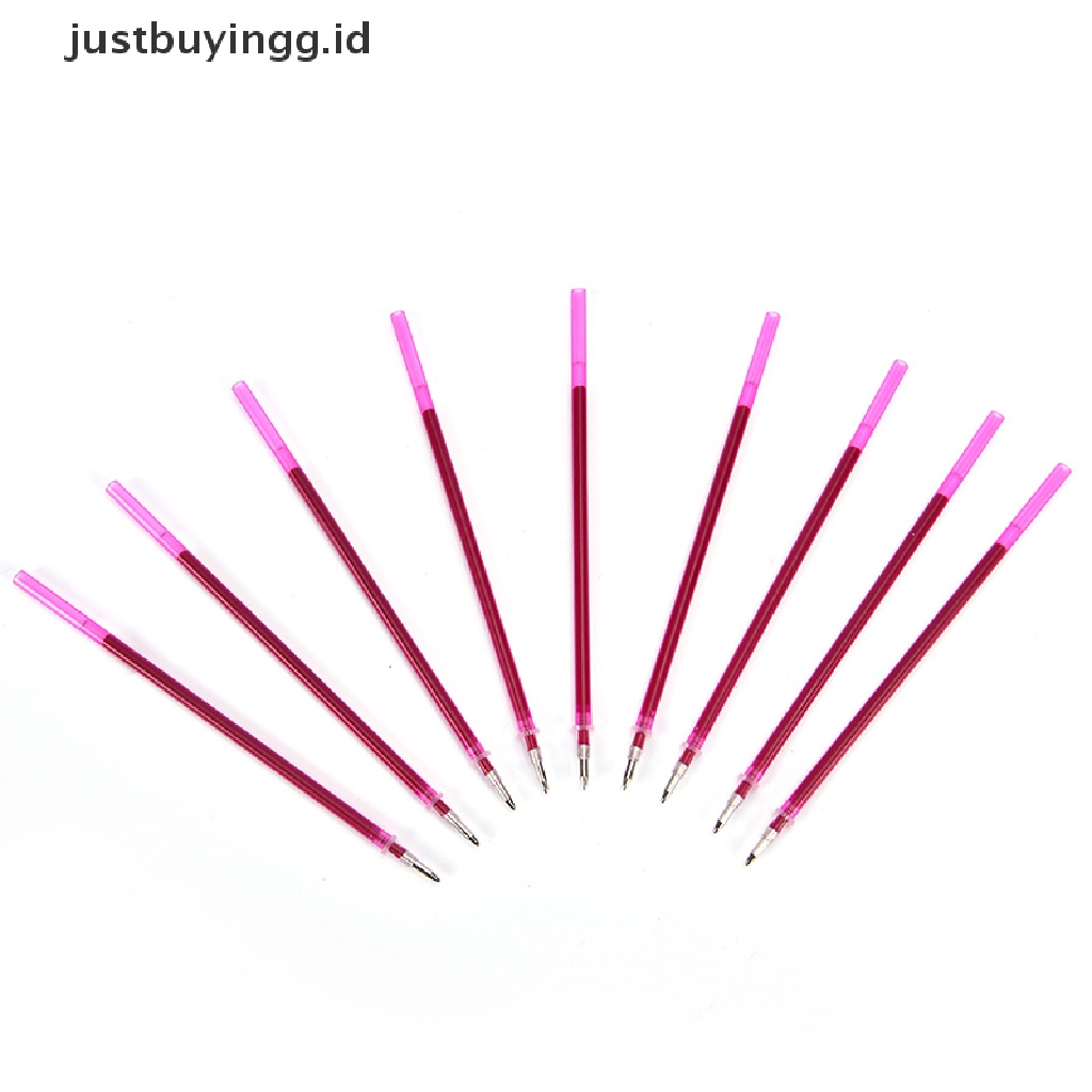(Justbuyingg.Id) 10pcs / Set Spidol Penanda Jahitan Cross Stitch Larut Dalam Air Bisa Dihapus