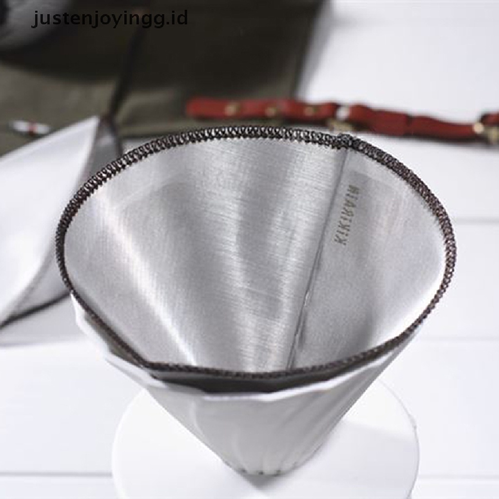 Saringan Kopi Bahan Mesh Stainless Steel Flexible Reusable