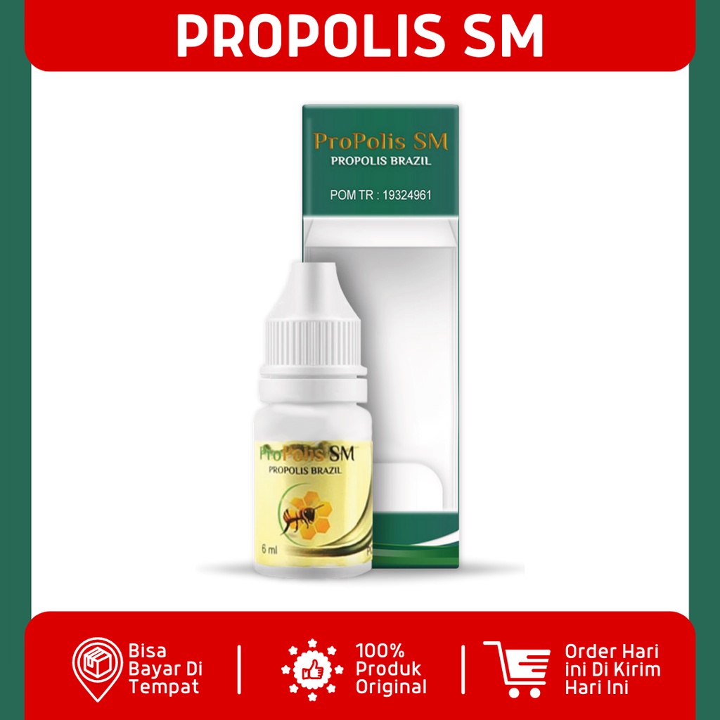 Propolis SM Obat Tetes Telinga Bau Berair Bernanah Tersumbat Congek Telinga Gatal Aman Untuk Anak Da
