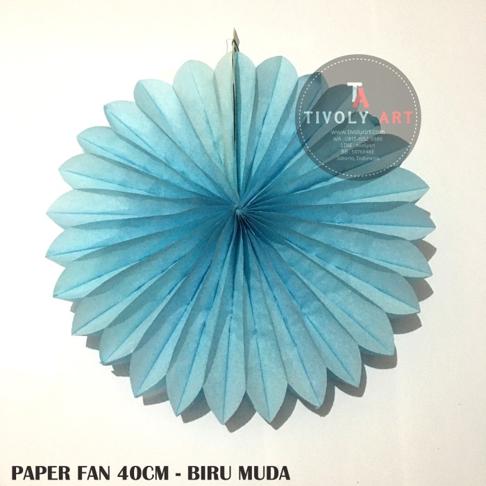 

Paper Fan 40 Cm - BIRU MUDA Termurah