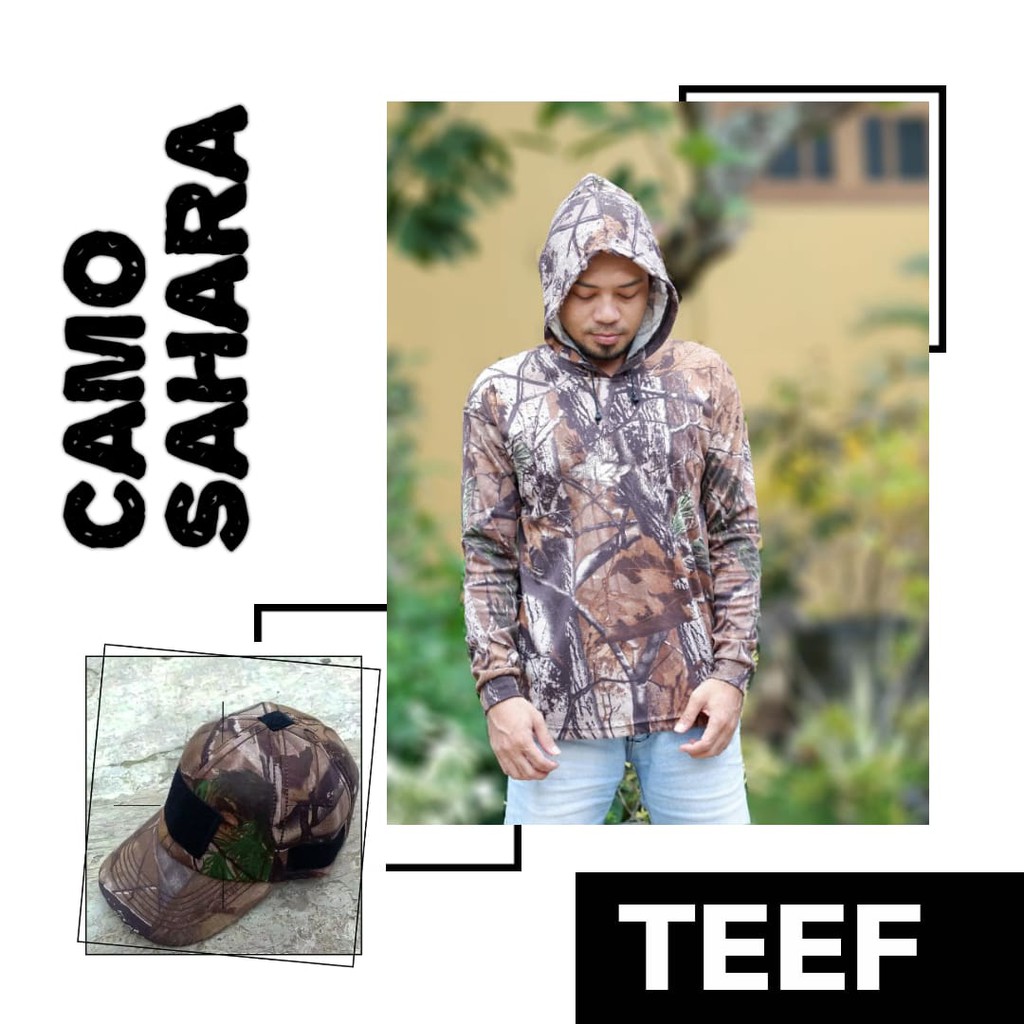 BAJU KAMUFLASE BERBURU TEEF CAMO