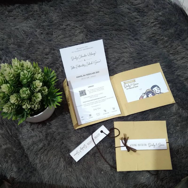 

Undangan Rustic Cantik Unik Kekinian