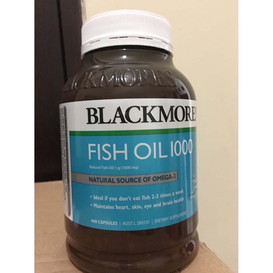 Blackmores Fish Oil 1000 minyak ikan 400 Kapsul