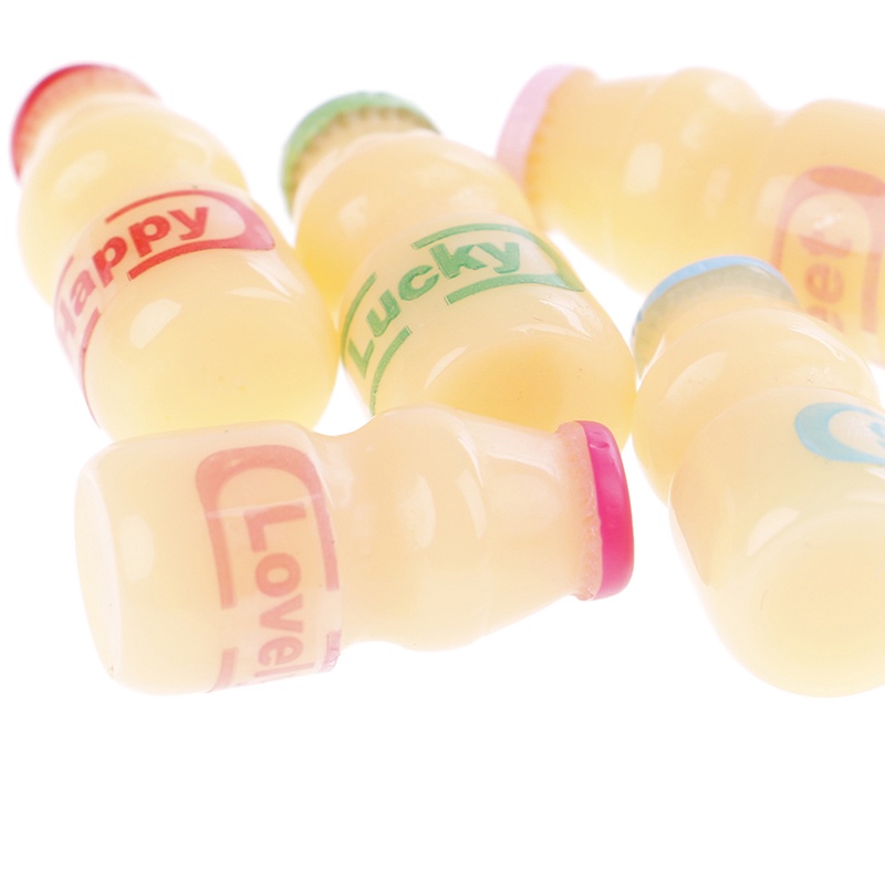 5pcs / lot Miniatur Minuman Susu Untuk Rumah Boneka