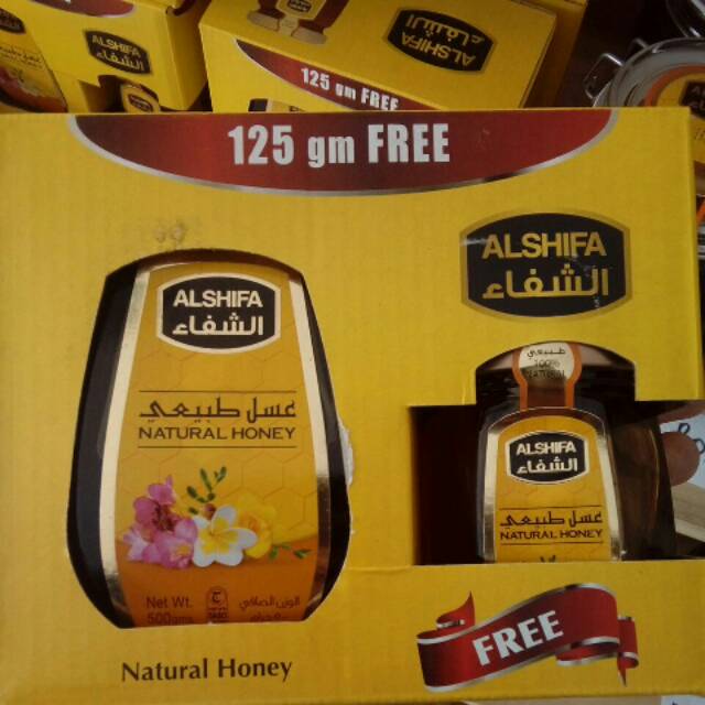 

Madu Al Shifa' 500gram free 125gram kemasan baru