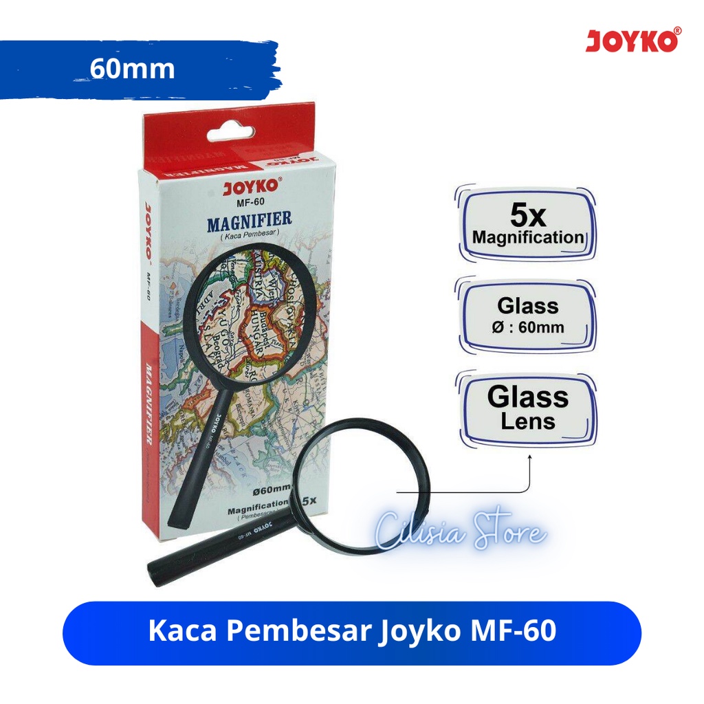 

Kaca Pembesar Lup Magnifier joyko MF-60 / Lup / Diameter 60mm