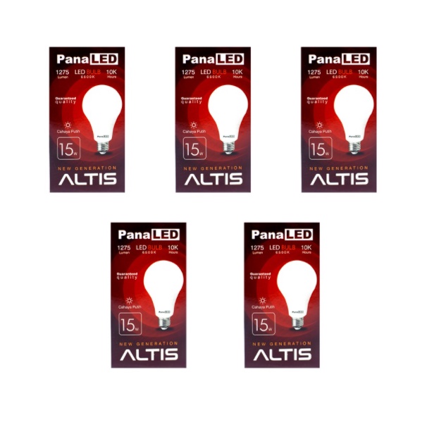 Panaled Altis 15What Lampu Terang ( Paket 5Pcs )